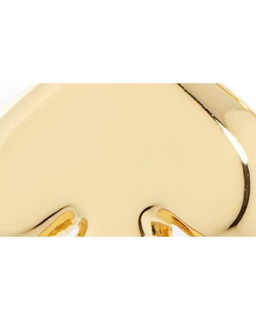 Kate Spade Green Spade Huggie Hoop Earrings