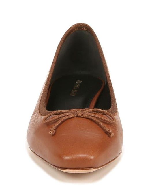 Veronica Beard Brown Cecile Square Toe Pump