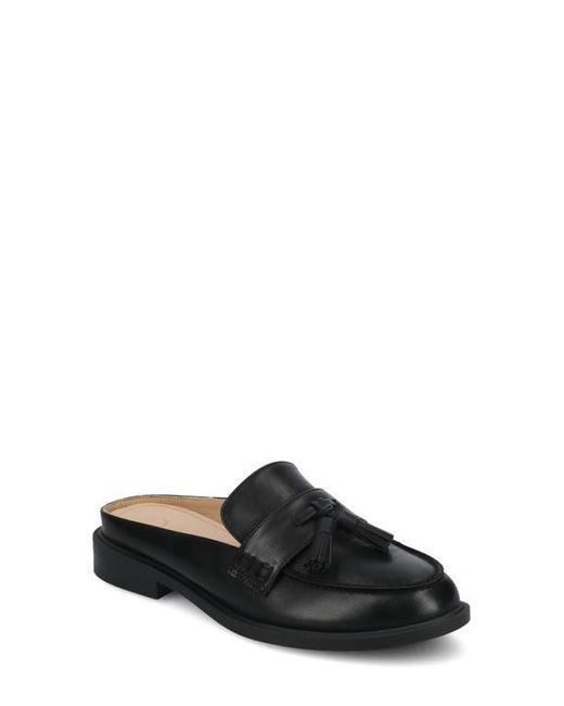 Journee Collection Black Azura Tassel Loafer