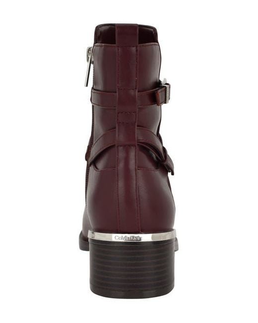 Calvin Klein Purple Jansen Bootie