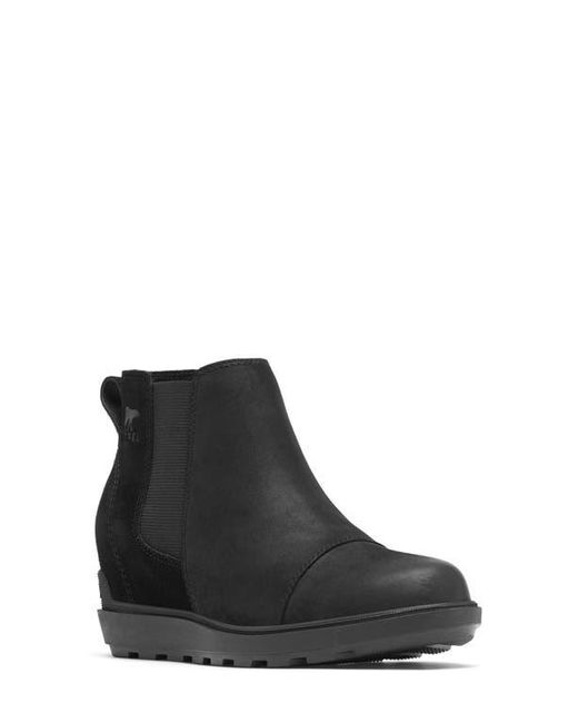 Sorel Black Evie Ii Chelsea Bootie