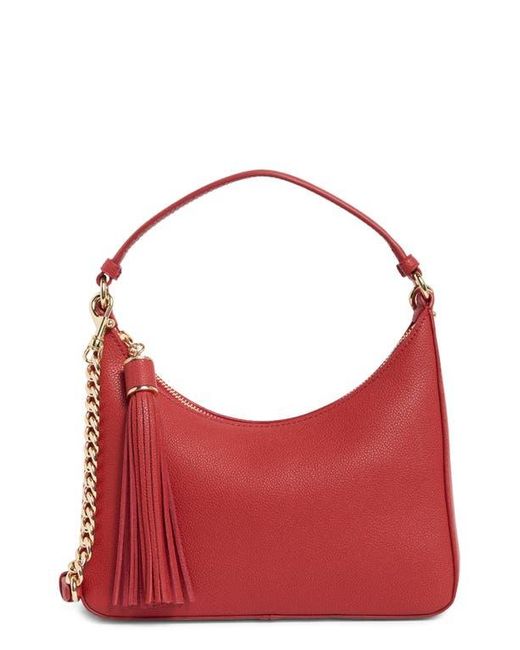 Rebecca Minkoff Red Mini Leather Hobo Bag