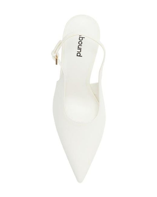 Abound White Carmella Slingback Pump