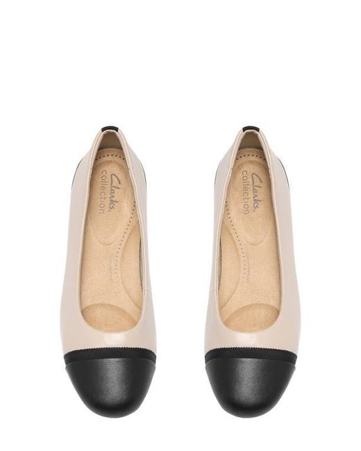 Clarks Black Cathrynn Skimmer Flat