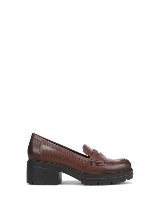Naturalizer Brown Penny Loafer Platform Pump