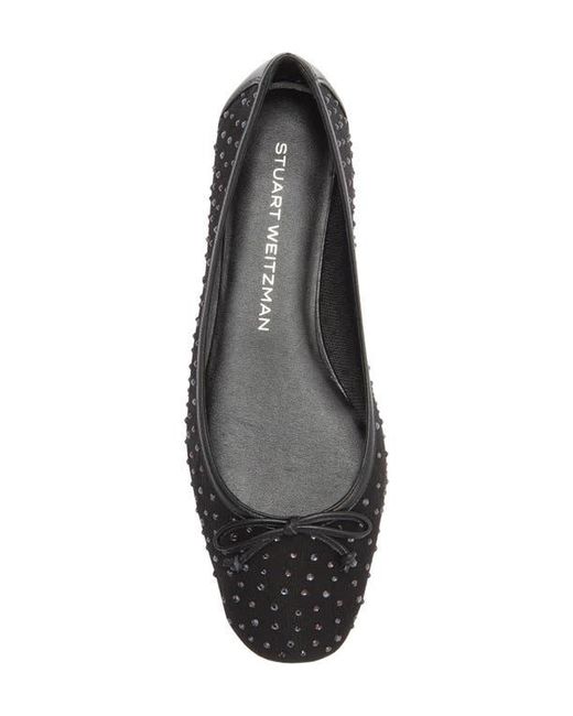 Stuart Weitzman Black Arabella Ballet Flat