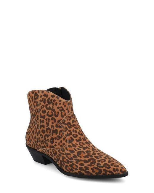 Journee Collection Brown Taliah Western Ankle Boot