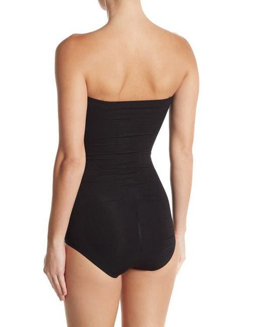 Body Beautiful Black Seamless Strapless Bodysuit
