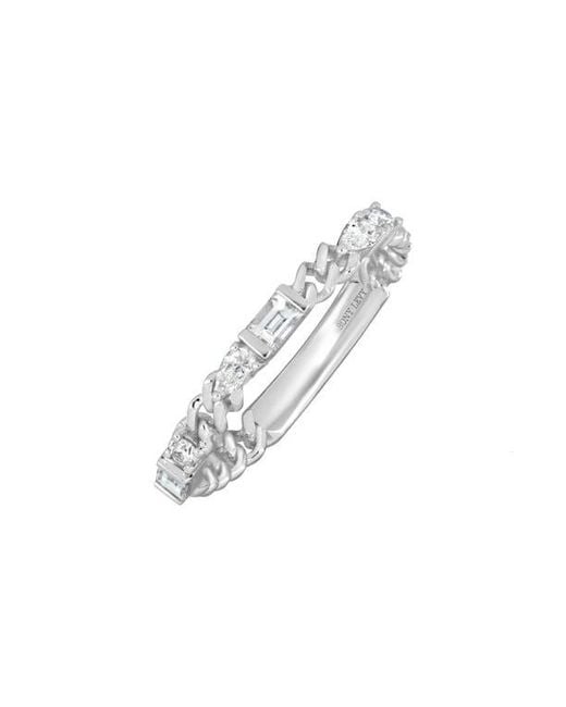 Bony Levy White Maya Diamond Stacking Ring