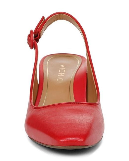 Vionic Red Perris Slingback Pump