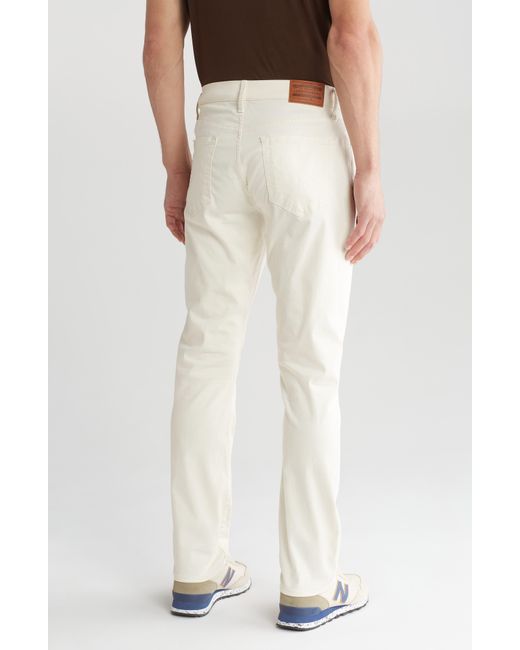 Lucky Brand White 121® Heritage Slim Straight Leg Pants for men