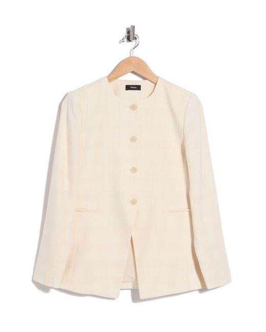 Theory Natural Modern Check Jacket