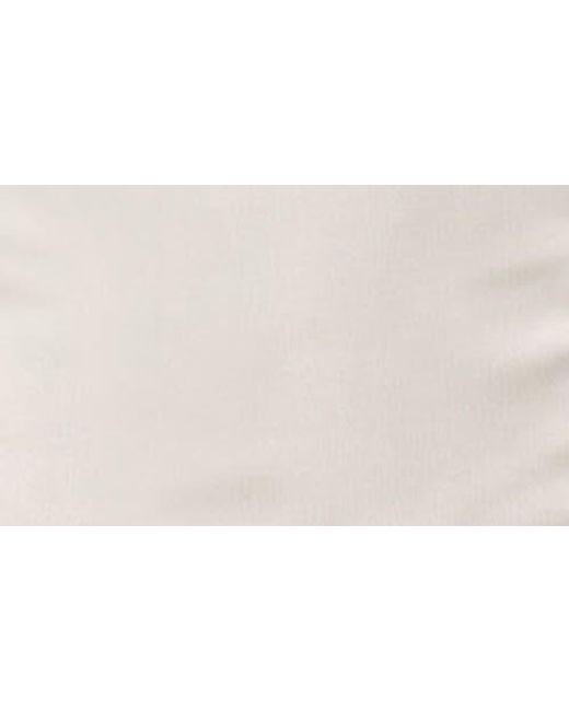 Blu Pepper White Side Cinched Mock Neck Top