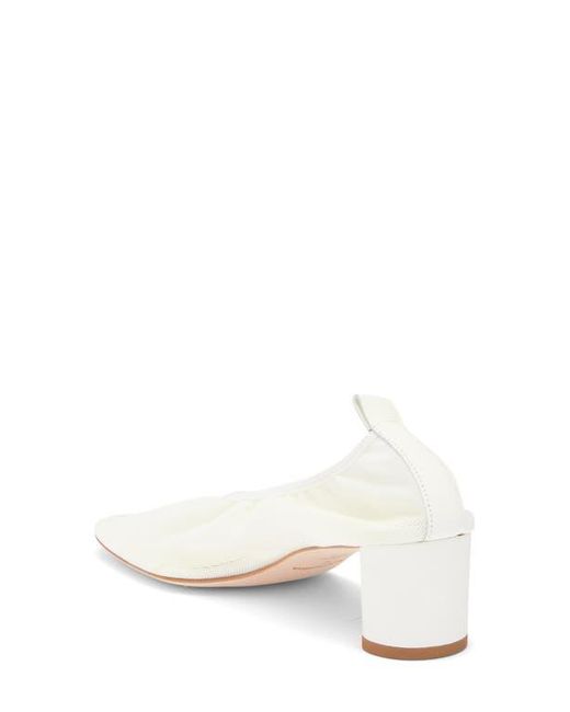 Reformation White Betsy Illusion Mesh Pump