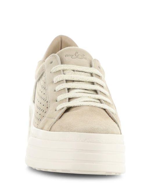 Bos. & Co. White Lotta Platform Sneaker