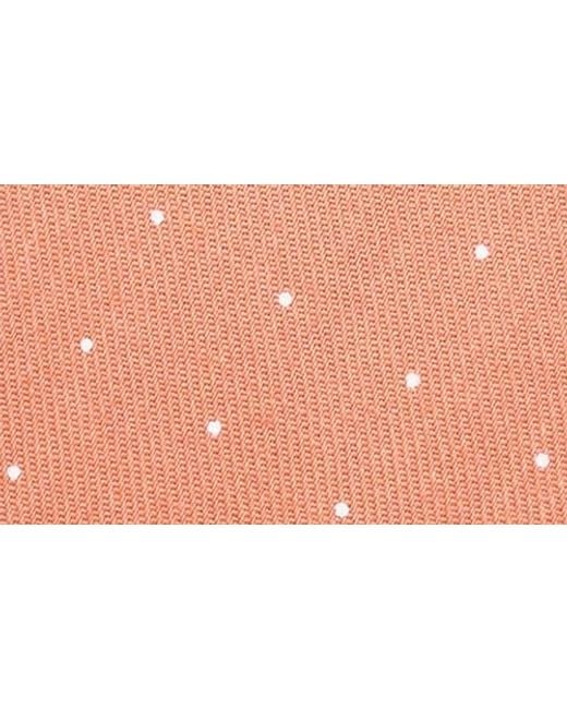 Con.struct White Dot Print Cotton Tie for men