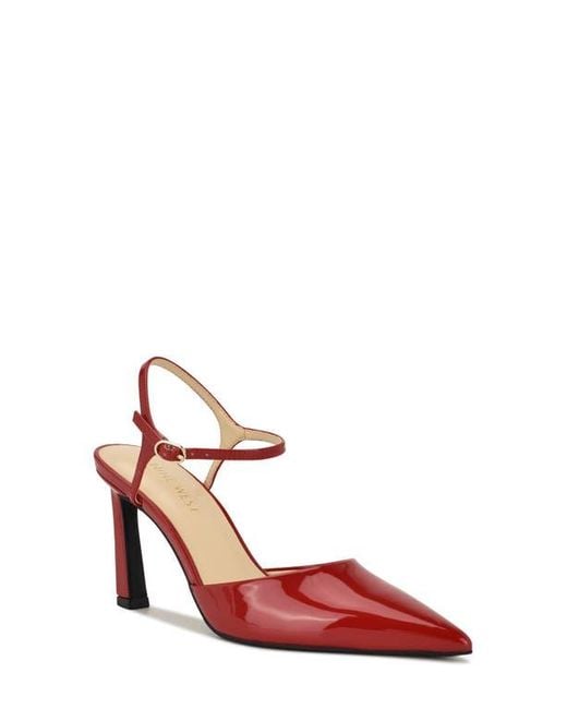 Nine West Red Pointed Toe Pump