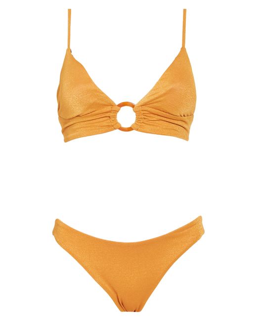 Maaji Orange Honey Gold Shine Sublimity Two-piece Swimsuit