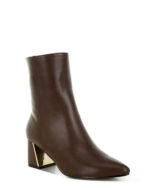 LONDON RAG Brown Karia Bootie