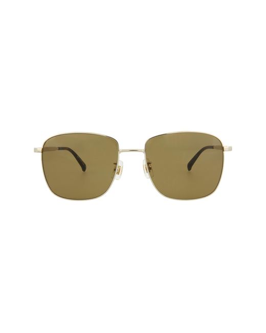 Dunhill Green 58mm Core Square Sunglasses for men