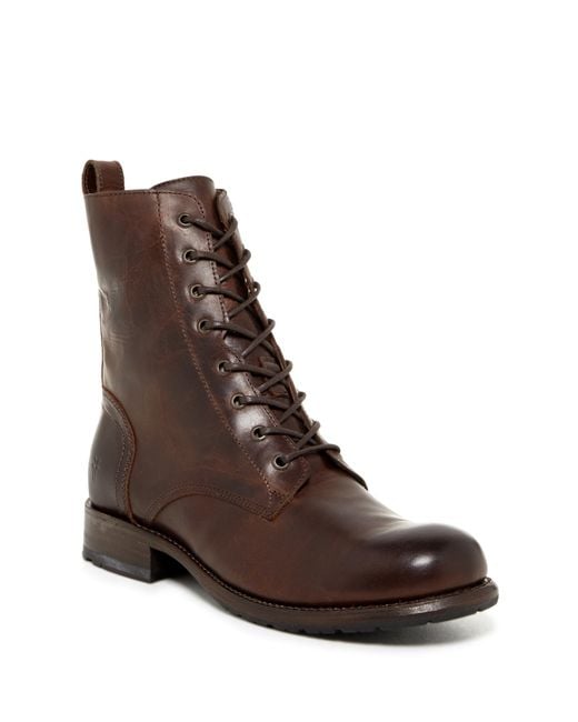 Frye Brown Rogan Tall Lace-up Boot for men
