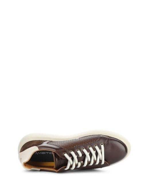 Ambitious Brown 13450 Woven Low Top Sneaker for men