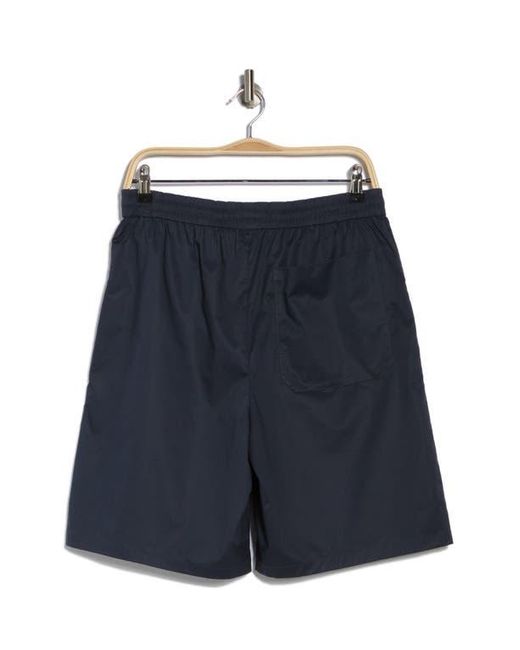 Rag & Bone Blue Irving Patch Pocket Stretch Cotton Shorts for men