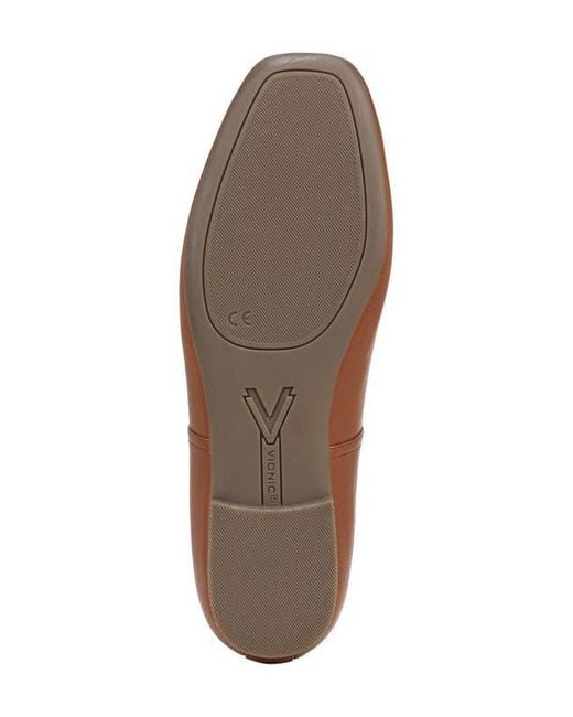 Vionic Brown Orinda Square Toe Flat