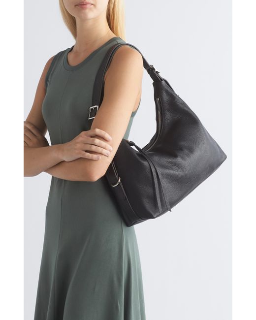 Aimee Kestenberg Black Carefree Leather Shoulder Bag