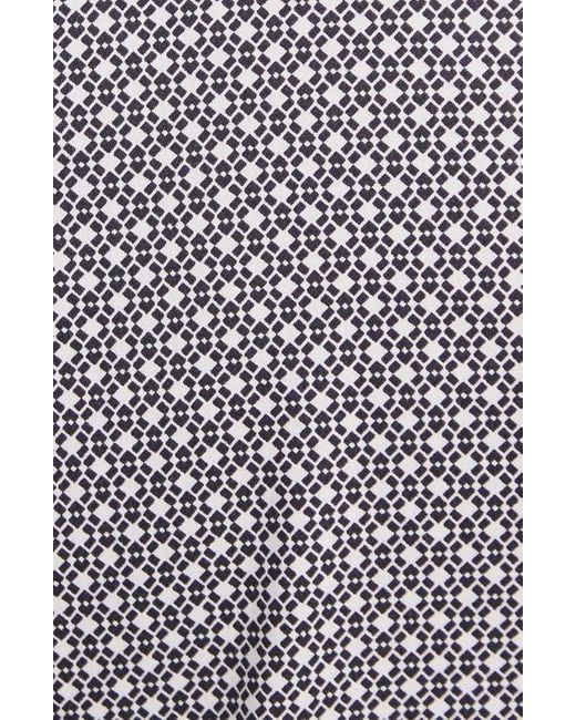 Johnny Bigg Gray Theo Regular Fit Geo Print Cotton Button-Down Shirt for men