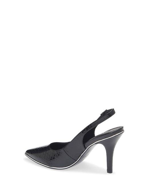 DKNY Black Preston Pointed Toe Slingback Pump