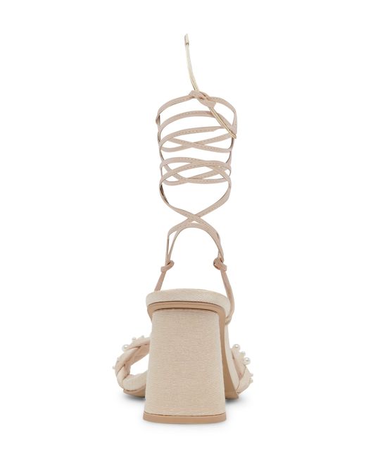 Dolce Vita Natural Imitation Pearl Strap Sandal