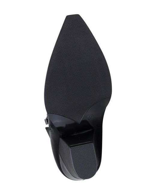 Ninety Union Black Galaxy Pointed Toe Wedge Boot