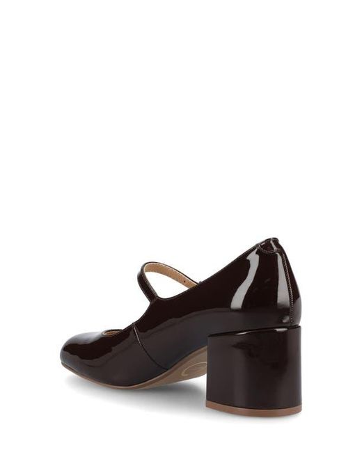 Journee Collection Brown Okenna Pump