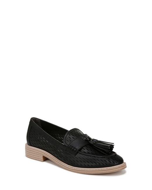 Franco Sarto Black Carolyn Low Tassel Loafer