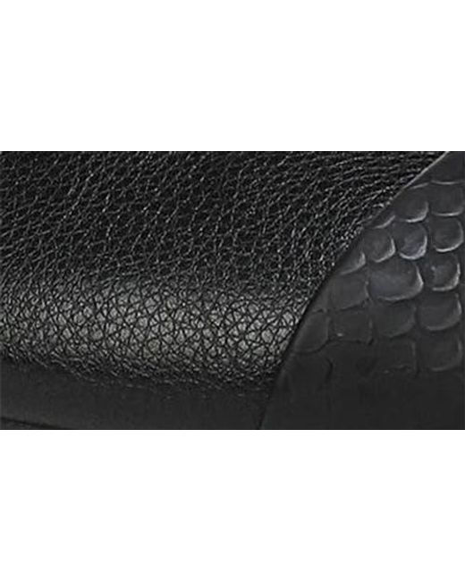Vionic Black Hollen Cap Toe Flat