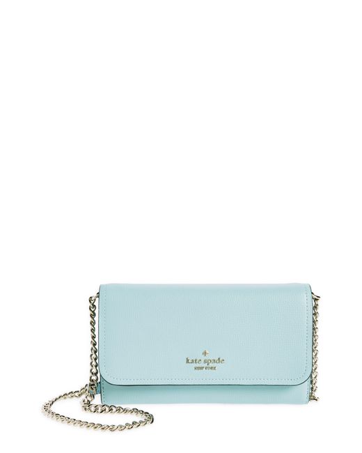 Kate Spade Blue Cameron Wallet On A Chain