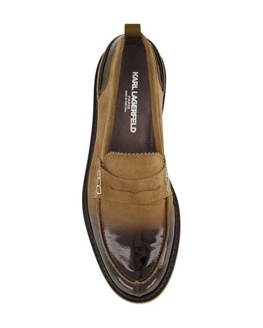 Karl Lagerfeld Brown Label Penny Loafer for men