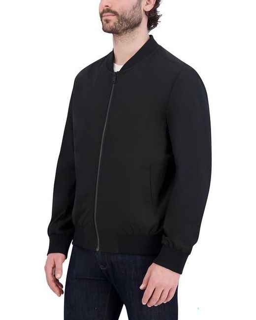 Cole Haan Blue Bomber Jacket for men
