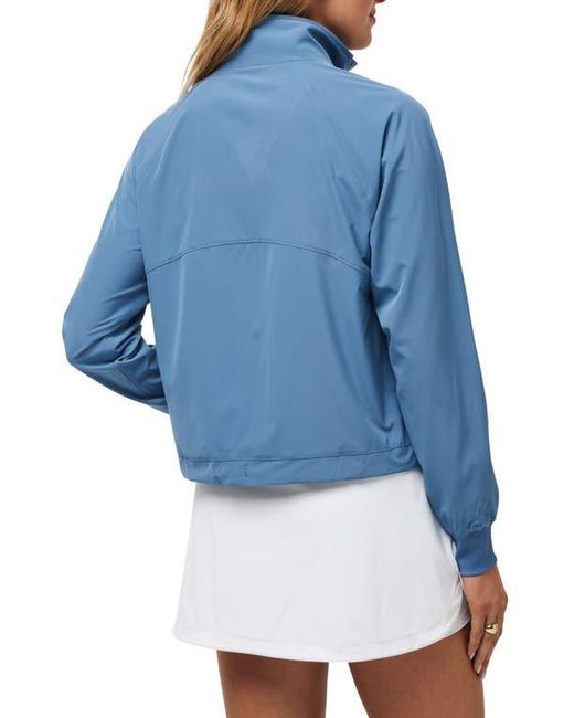Travis Mathew Blue Post Match Zip Jacket