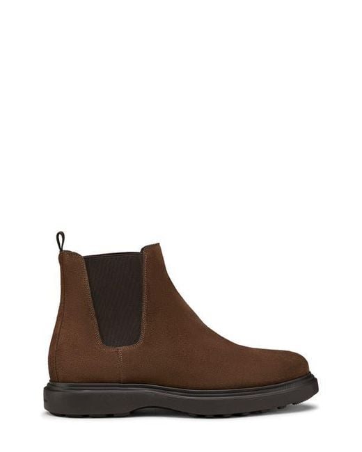 Stuart Weitzman Brown Amos Chelsea Boot for men
