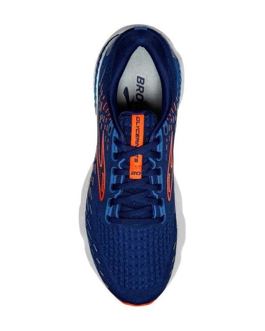 Brooks Blue Glycerin Gts 20 Running Shoe for men
