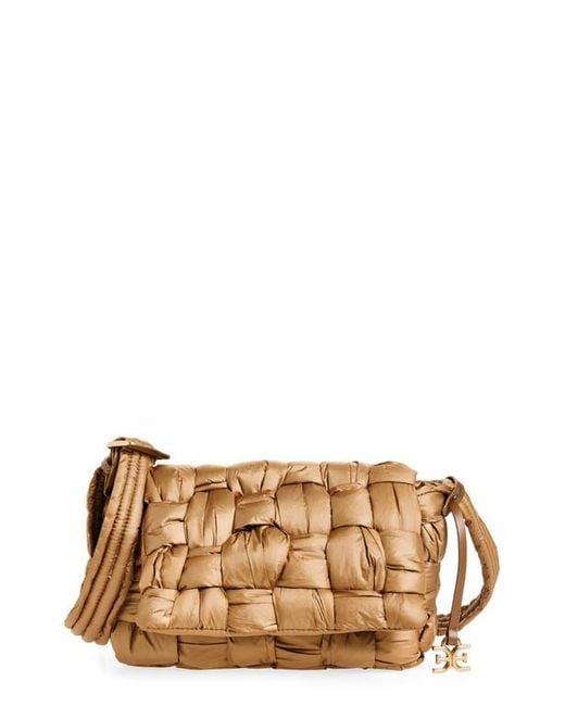 Sam Edelman Natural Elcie Woven Messenger Bag