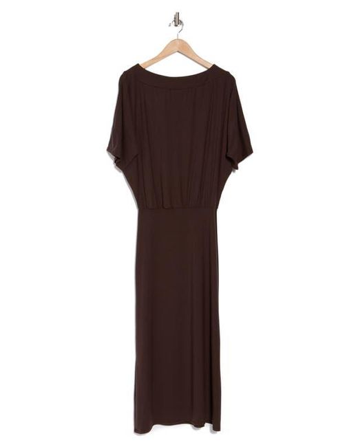 go couture dolman sleeve maxi dress Go Couture Dolman Sleeve Maxi Dress in Brown