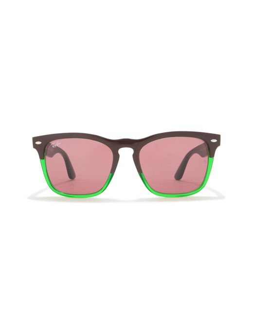 Ray-Ban Pink Ray-ban Steve 54mm Square Sunglasses for men