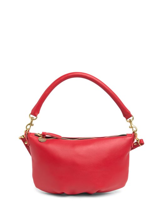 Clare V. Red Petit Moyen Pouch Bag