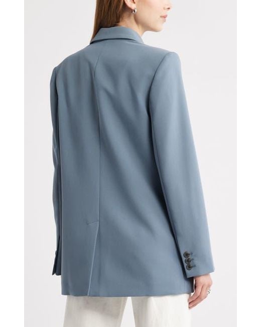 Open Edit Blue The Icon Relaxed Blazer