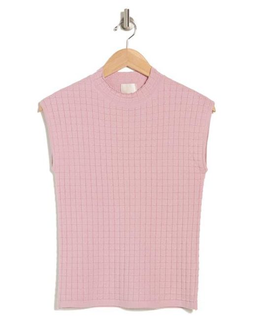 INDUSTRY REPUBLIC CLOTHING Blue Sleeveless Waffle Knit Top