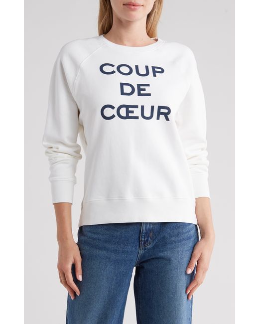 Zadig & Voltaire White Coup De Coeur Sweatshirt