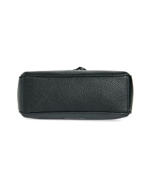 Rebecca Minkoff Black Darren Leather Top Handle Messenger Bag